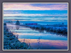 Der Moorexpress im Morgengrauen
