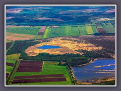 Huvenhoopsmoor Naturschutzgebiet und Torfabbaugebiet