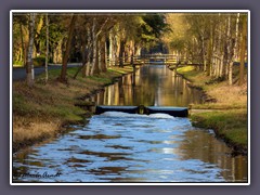 Klappstau im Oste Hamme Kanal