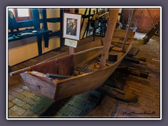 Torfkahnbau im Museum Torfkahnwerft