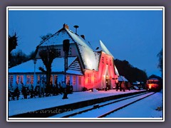 Der Heinrich Vogeler Bahnhof in Worpswede