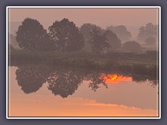 Herbst - Morgennebel an der Hamme