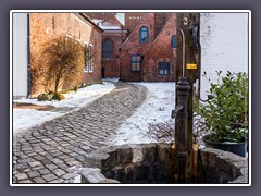 Winter  - an der Klosterkirche in Osterholz Scharmbeck