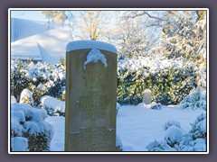 Winter - Fritz Mackenssen Grab in Worpswede