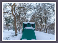 Winter - historische Torfbahn