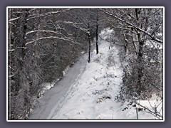 Winter - Pennigbüttel Blick von der Himmelstreppe