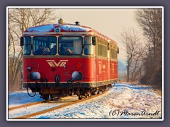 An einem sonnigen Wintermorgen