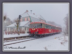 Dieseltriebwagen VT 168 Baujahr 1962 unterwegs