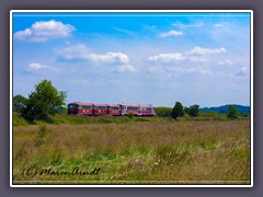 Und auch mal mit fünf Waggons