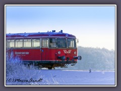 Unterwegs durch das verschneite Teufesmoor