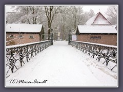 Gut Sandbeck - Zugang zum Gut im Winter