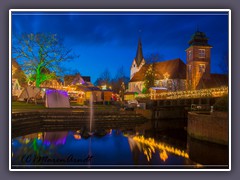 Marktplatz -  Immer am 2. Wochenden im Dezember ist Weihanchtsmarkt am Marktplatz in Osterholz Scharmbeck