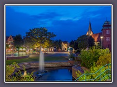 Marktplatz - Blaue Stunde