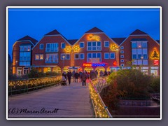 Marktplatz - Weihnachtliche Beleuchtung am Haus am Markt