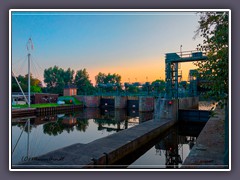 Ritterhude - die Schleuse steht seit 1985 unter Denkmalschutz