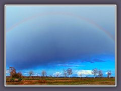 Teufelsmoor - 
Regenbogen über dem Land