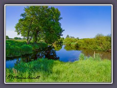 Oste Hamme Kanal - Zusammenfluss mit der Oste