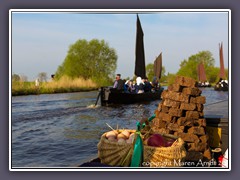 Geschmückte Boote auf der Hamme