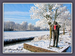 Onkel Hermann Denkmal - Osterholz-Scharmbeck am Hafenkanal