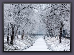 Oste Hamme Kanal im Winter