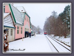 Der Bahnhof - Winterfahrt mit dem Moorexpress