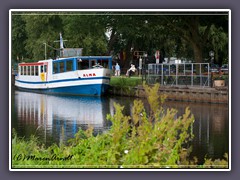 Touristenboot Alma bei Neu Helgoland